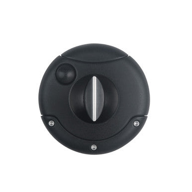 Premium Visol V Sphere Black Cigar Cutter - Sharp Stainless Steel Blade for Smooth Cut | Perfect for Cigar Enthusiasts & Gifts | Use at Home, Parties & Special Occasions