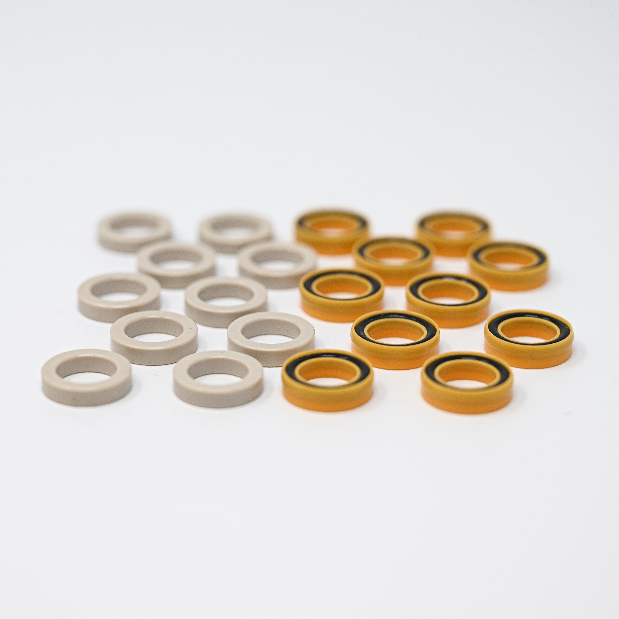 Flangeless Omniflex™ O Ring Seal (3/8 Inch) - 10 Pack - High-Temperature Resistant, Durable Rubber Gasket for Plumbing, Hydraulic Systems & Automotive Applications
