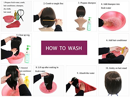 STfantasy Short Pink Wavy Synthetic Wig - Heat Resistant Women's Costume Hair for Cosplay, Fancy Dress, Halloween & Carnival Parties | Perfect for Costume Events, Themed Parties & Cosplay Conventions