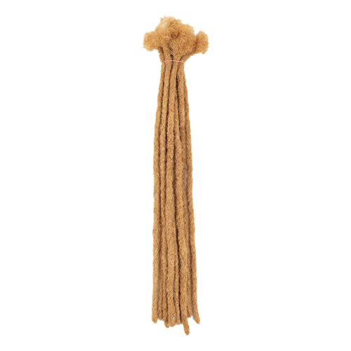 FREESHOW 100% Human Hair Dreadlock Extensions - 0.4cm Handmade Loc Extensions (12 Inch, 27 Colors, 10 Strands) | Perfect for Natural Hairstyles, Protective Styles & Boho Looks