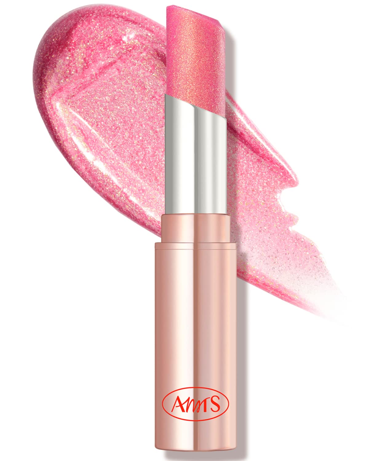 AMTS Aurora Lights Lip Balm - Hydrating Glitter Lipstick for Dry Lips | Korean Beauty Lip Tint | Perfect for Daily Makeup & Night Out