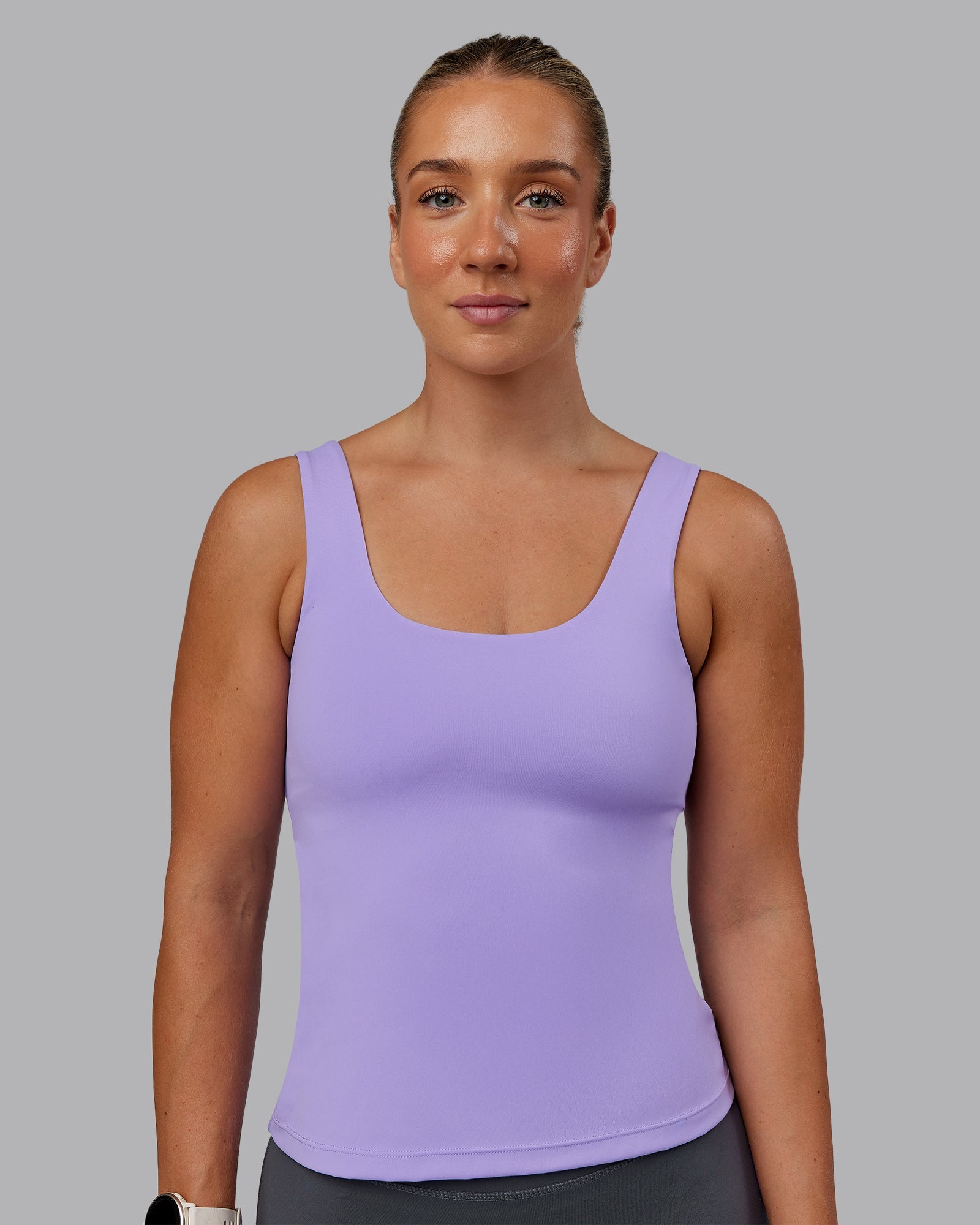 Staple Active Shelf Bra Tank Top - Violet Ray | Comfortable Workout & Yoga Wear for Women
