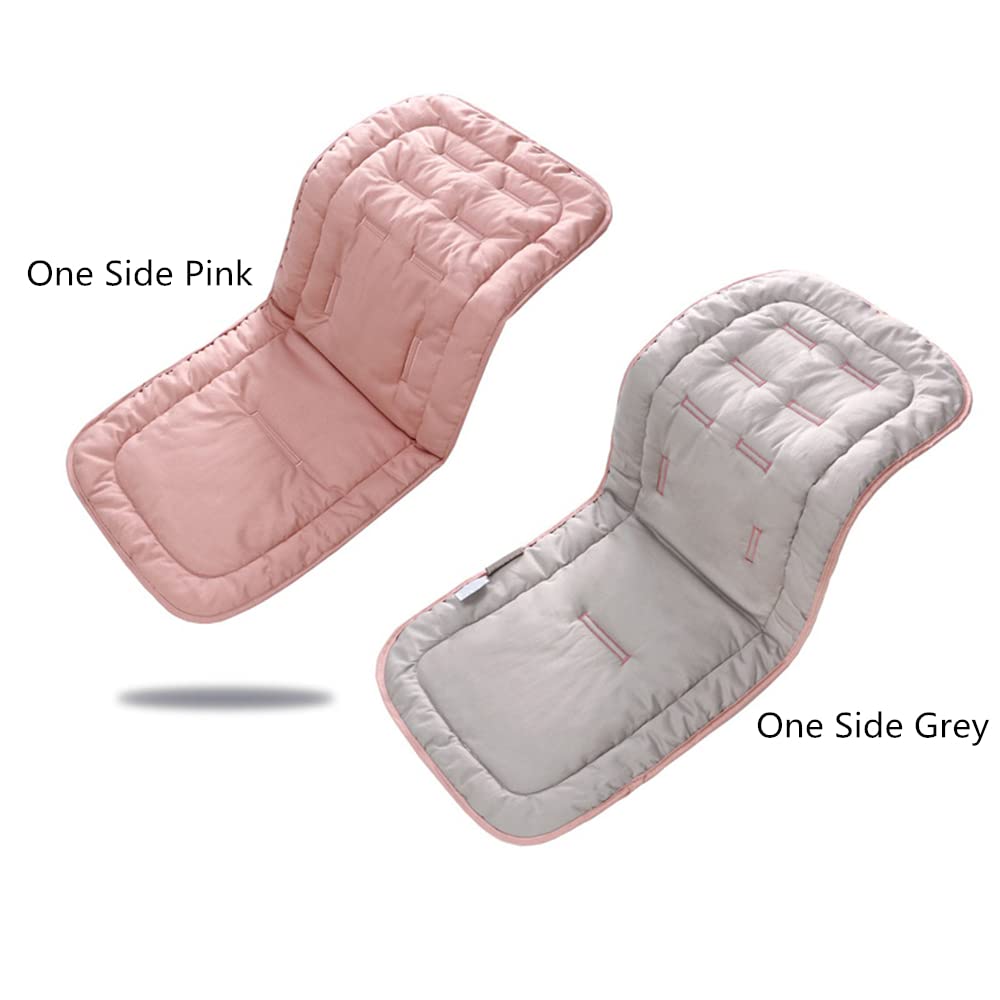 **Soft Cotton Adjustable Reversible Car Seat Liner for Toddlers – Breathable Stroller Mattress Pad, Compatible with Buggy, Bassinet, Bouncers & Swing Seat – Double-Sided Use for Comfort & Safety (Perfect for Travel, Daily Commutes & Outdoor Adventures)**