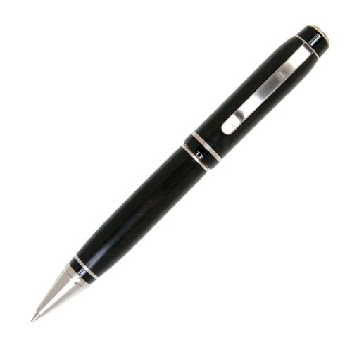 Premium Lanier Cigar Twist Ballpoint Pen - Brushed Satin Ebony Finish - Luxury Executive Gift for Business Professionals & Writing Enthusiasts - Perfect for Office, Meetings & Signature Documents