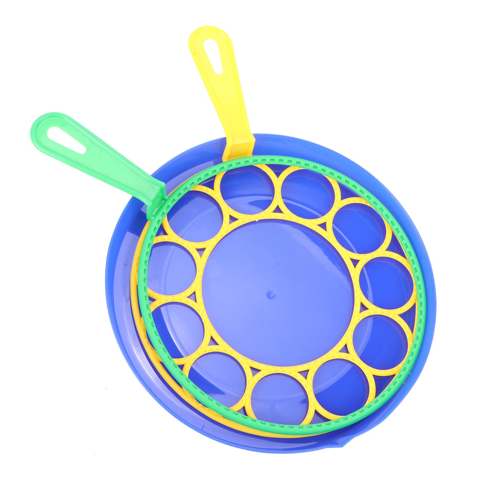 3pcs Bubble Wands Set for Big Bubbles - Fun Bubble Maker with Tray | Bulk Party Favors for Kids Birthday, Outdoor Play & Summer Activities