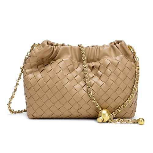 Woven Leather-light Brown