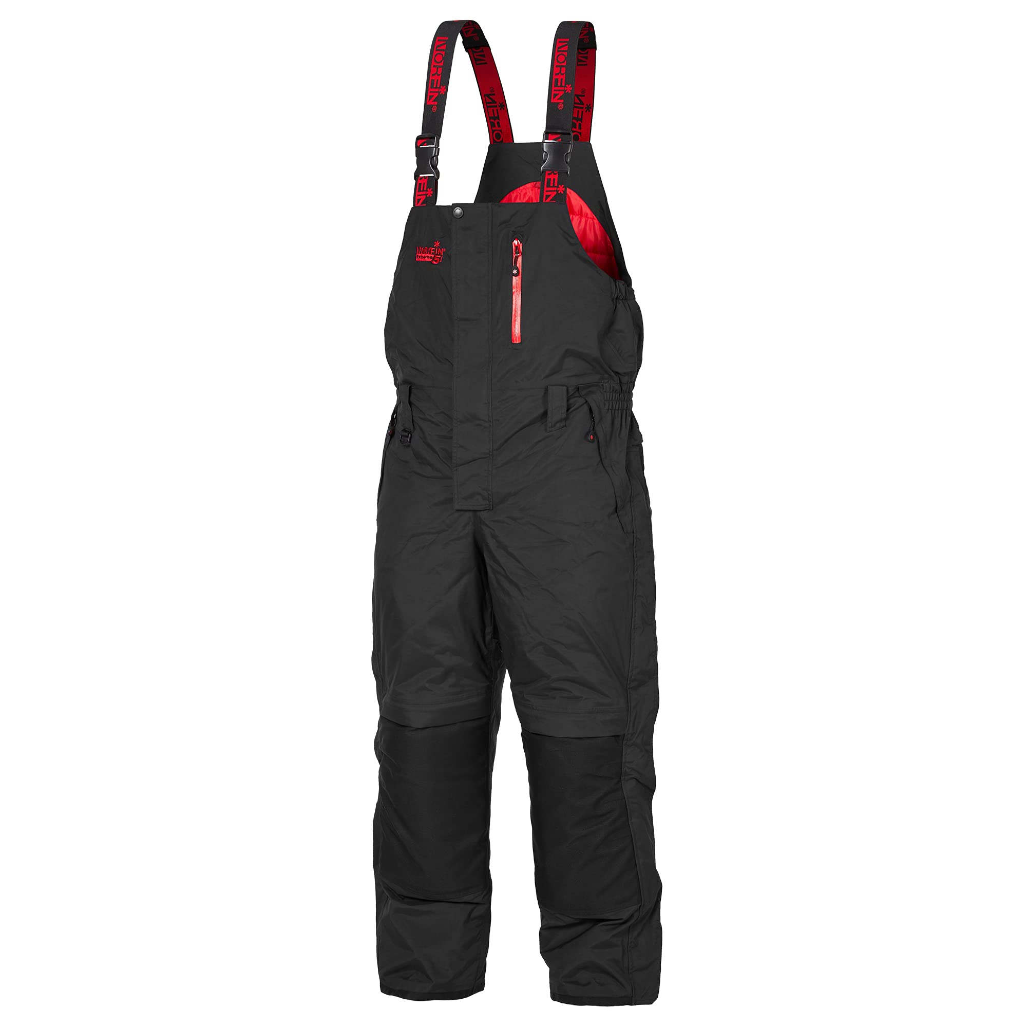 Norfin Extreme 5 Bibs - Waterproof Insulated Fishing Overalls with HOLLOFIL & NORTEX Technology - Windproof & Breathable Winter Work Pants for Ice Fishing, Hunting, and Outdoor Activities