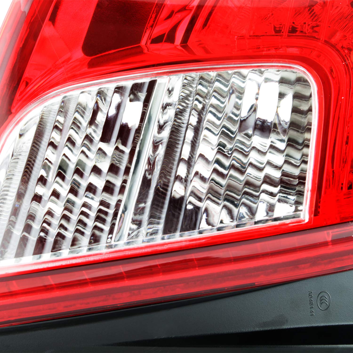 AKKON Red Chrome Tail Lights for 2013-2016 Buick Encore - Left Driver & Right Passenger Side Brake Light Pair Replacement | Enhances Vehicle Style & Night Visibility