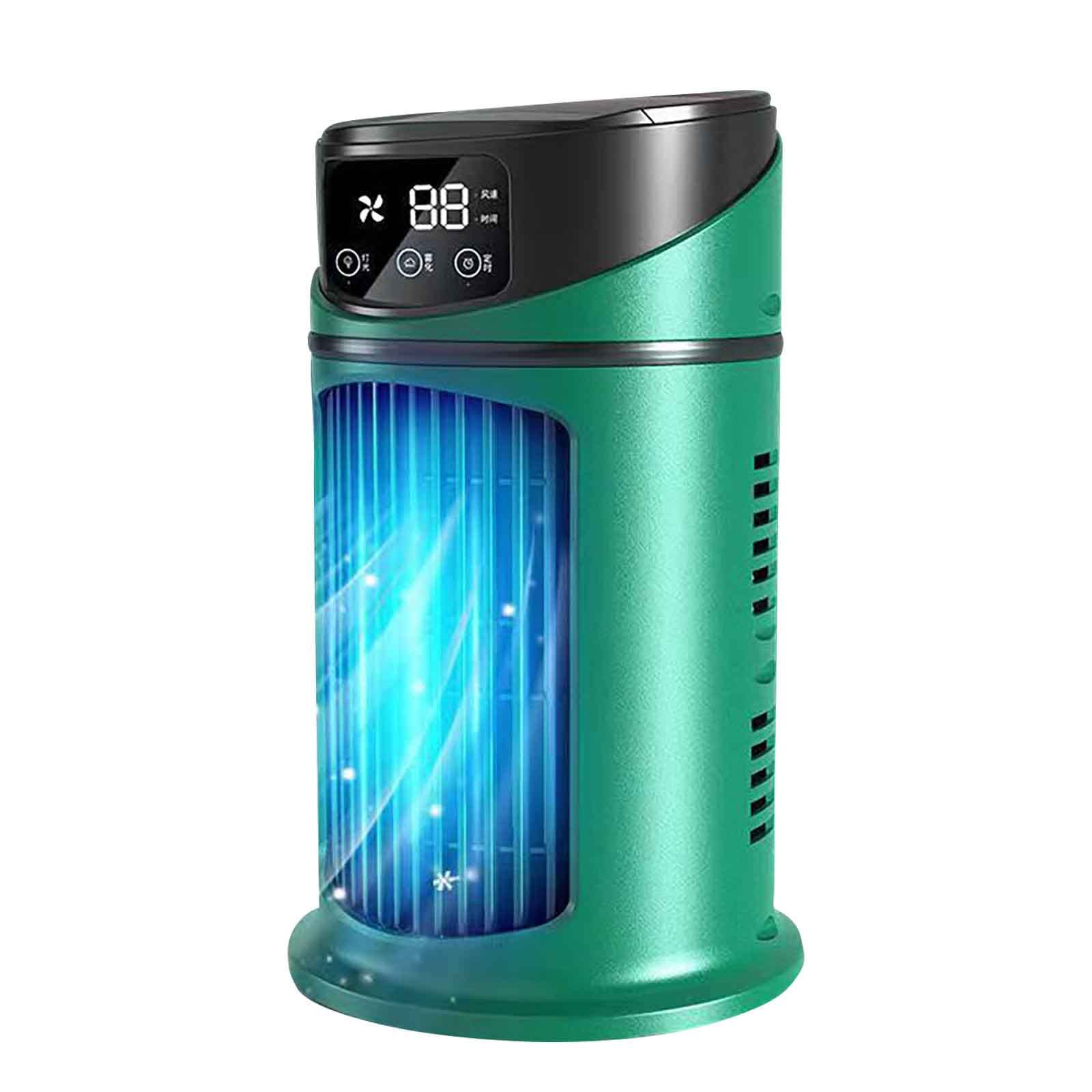 Portable USB Air Cooler Fan with Humidifier - 3 Speed Settings, Timer Function for Home, Dorm, Office & Desktop Use - Blue | Personal Cooling & Air Circulation Solution