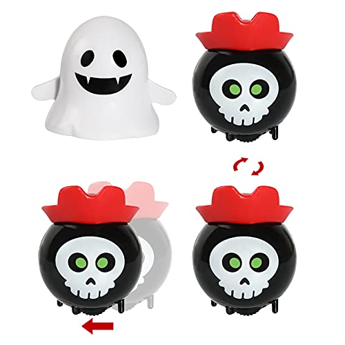 Max Fun 12-Piece Halloween Wind-Up Toys Set - Spooky Party Favors & Trick or Treat Gifts for Kids | Perfect for Classroom Prizes, Goodie Bags & Halloween Celebrations
