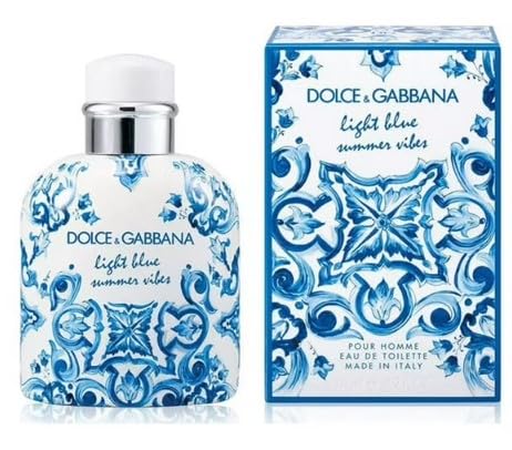 Dolce & Gabbana Light Blue Summer Vibes Eau de Toilette for Women - 4.2 oz Fresh Citrus Floral Perfume - Perfect for Daytime, Beach & Summer Occasions