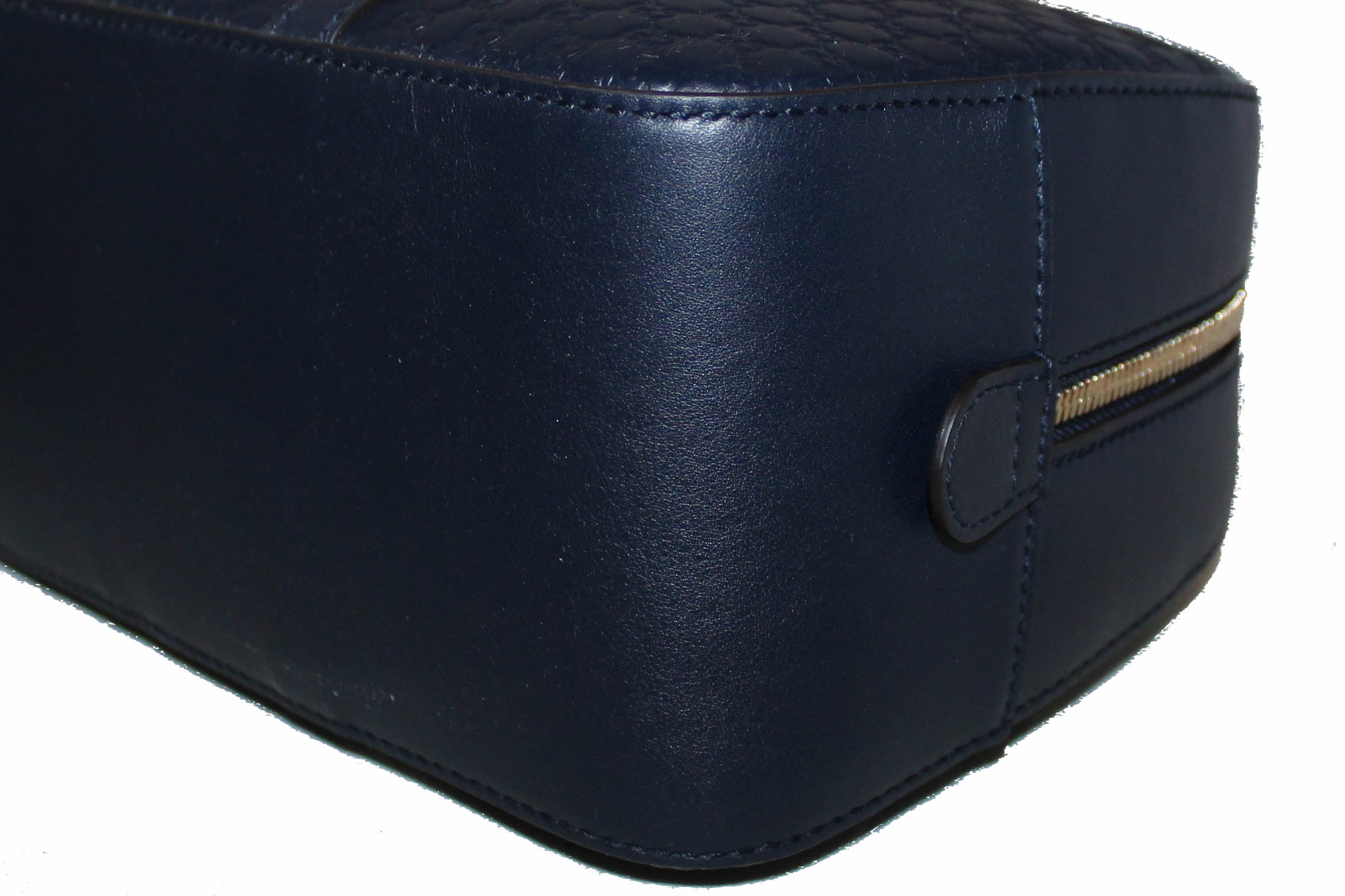 Authentic Gucci GG MicroGuccissima Navy Blue Medium Crossbody Bag for Women | Luxury Designer Handbag for Everyday Use, Travel & Special Occasions