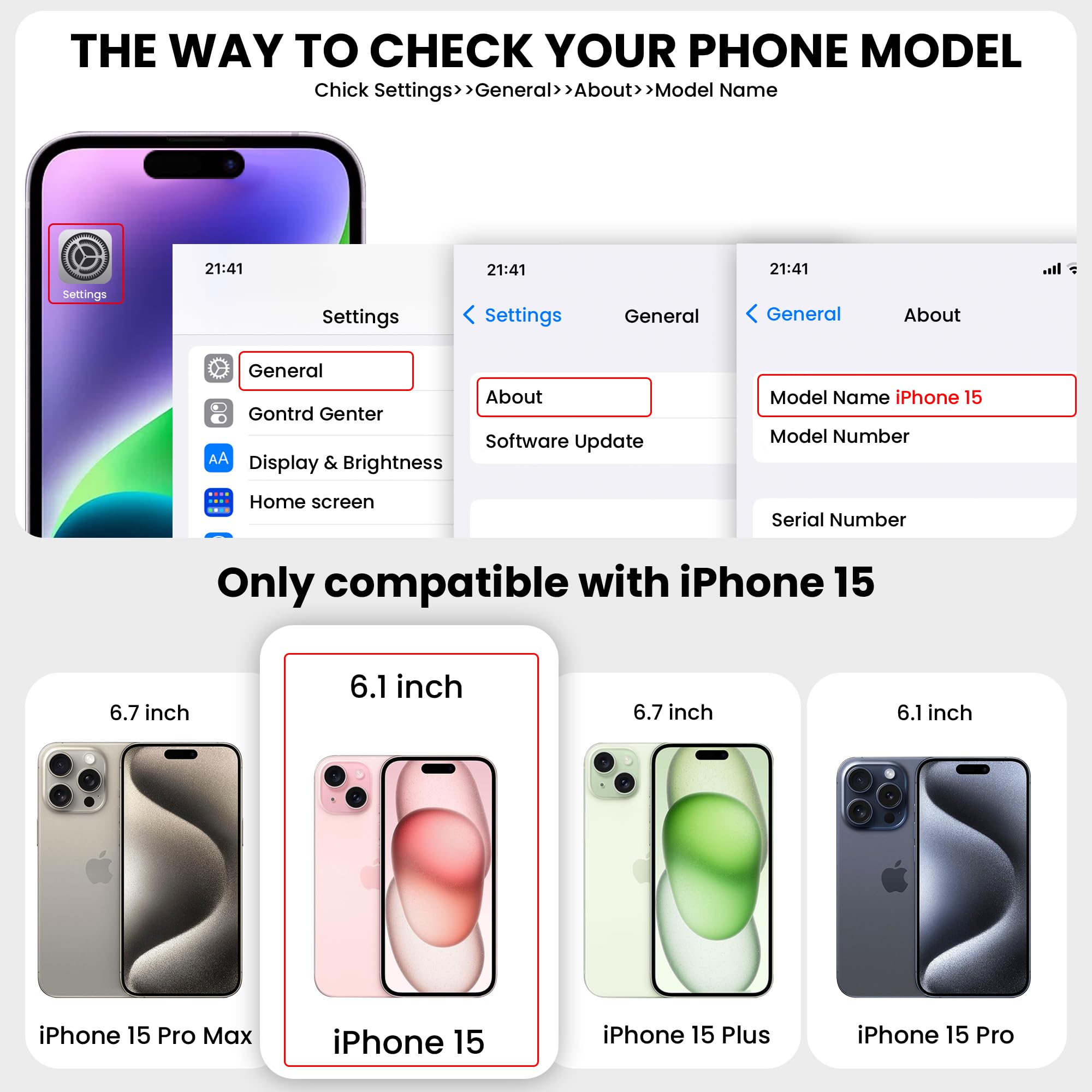 Keallce iPhone 15 6.1