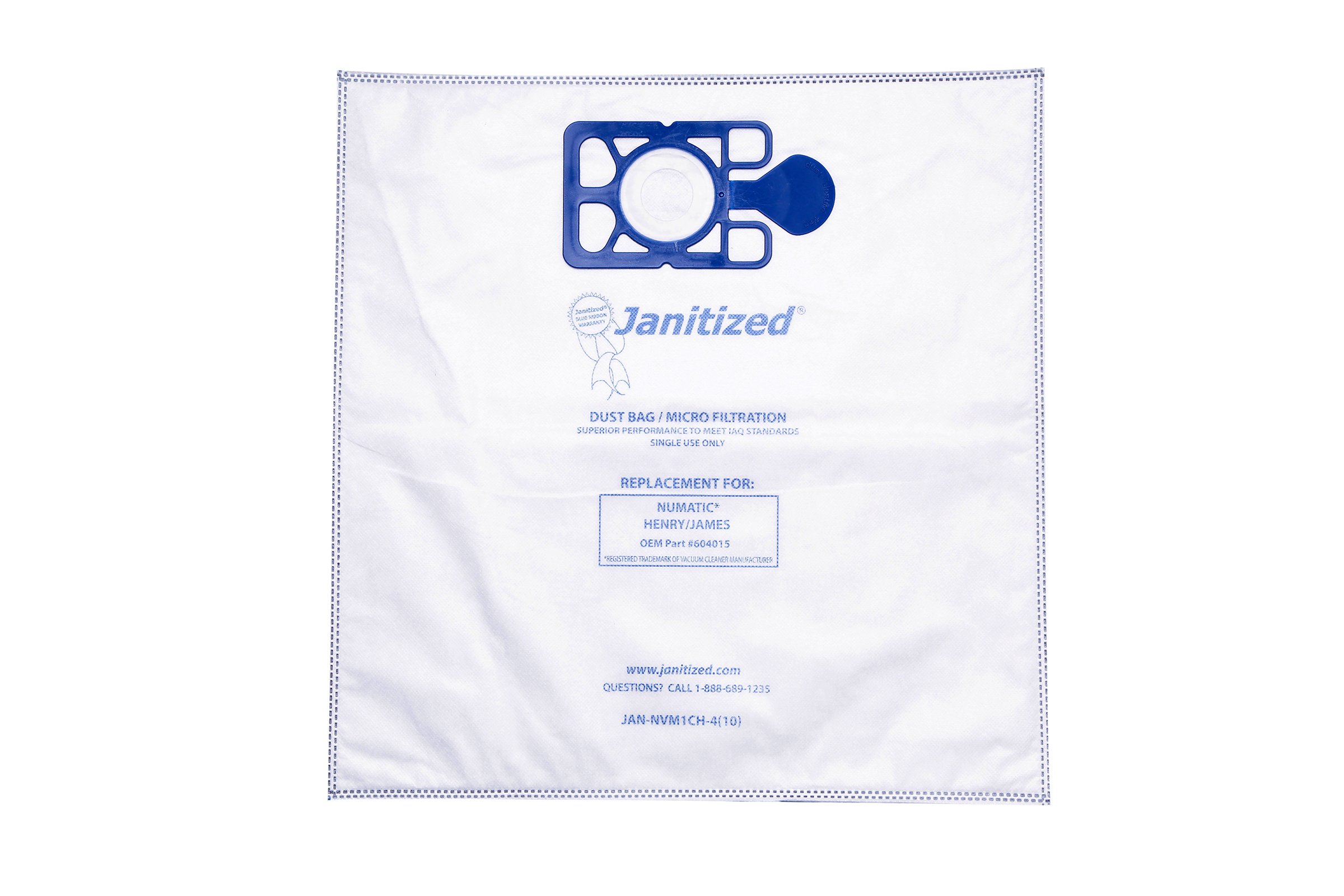 Premium Replacement Vacuum Bags for Nacecare & Numatic Henry/James - Compatible with Models 200, 225, 235, 250, 252 & 260 - High Efficiency Commercial Vacuum Cleaner Bags (Pack of 100) - Ideal for Office Cleaning, Home Deep Cleaning & Professional Janitorial Services