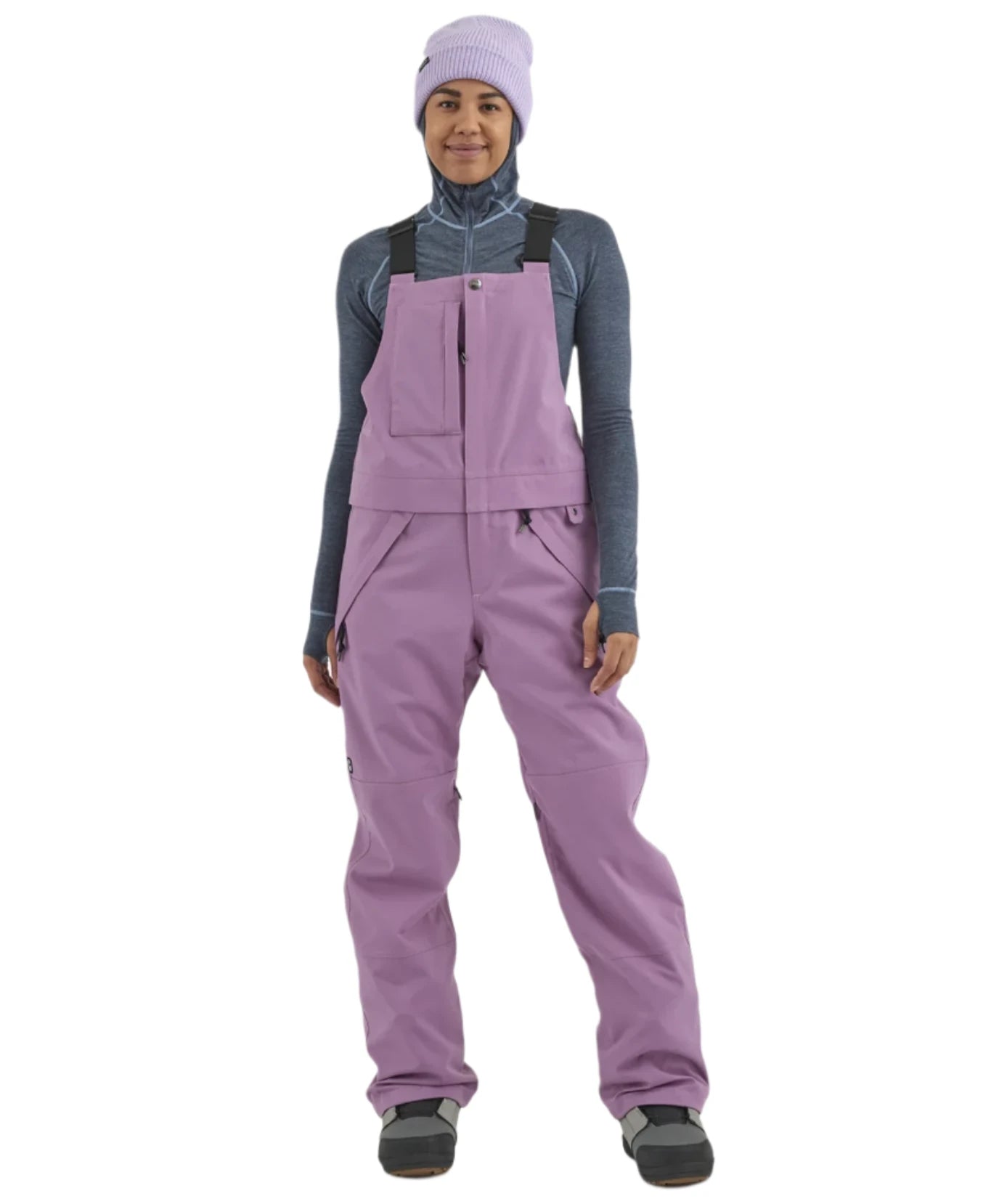 Airblaster Women's Hot Bib Shell Snow Pants - Waterproof Insulated Ski Bibs for Cold Weather (2025 Edition) | Perfect for Skiing, Snowboarding & Winter Outdoor Activities