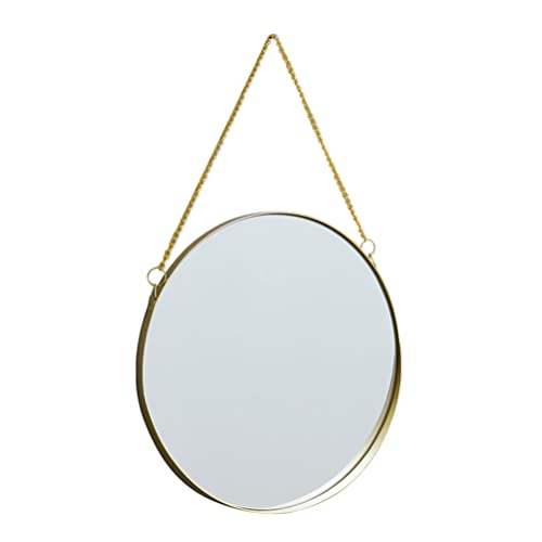 FOMIYES Round Makeup Mirror - Punch-Free Hanging Vanity Mirror for Bathroom & Bedroom Decor - Perfect for Applying Makeup, Shaving, and Home Decoration