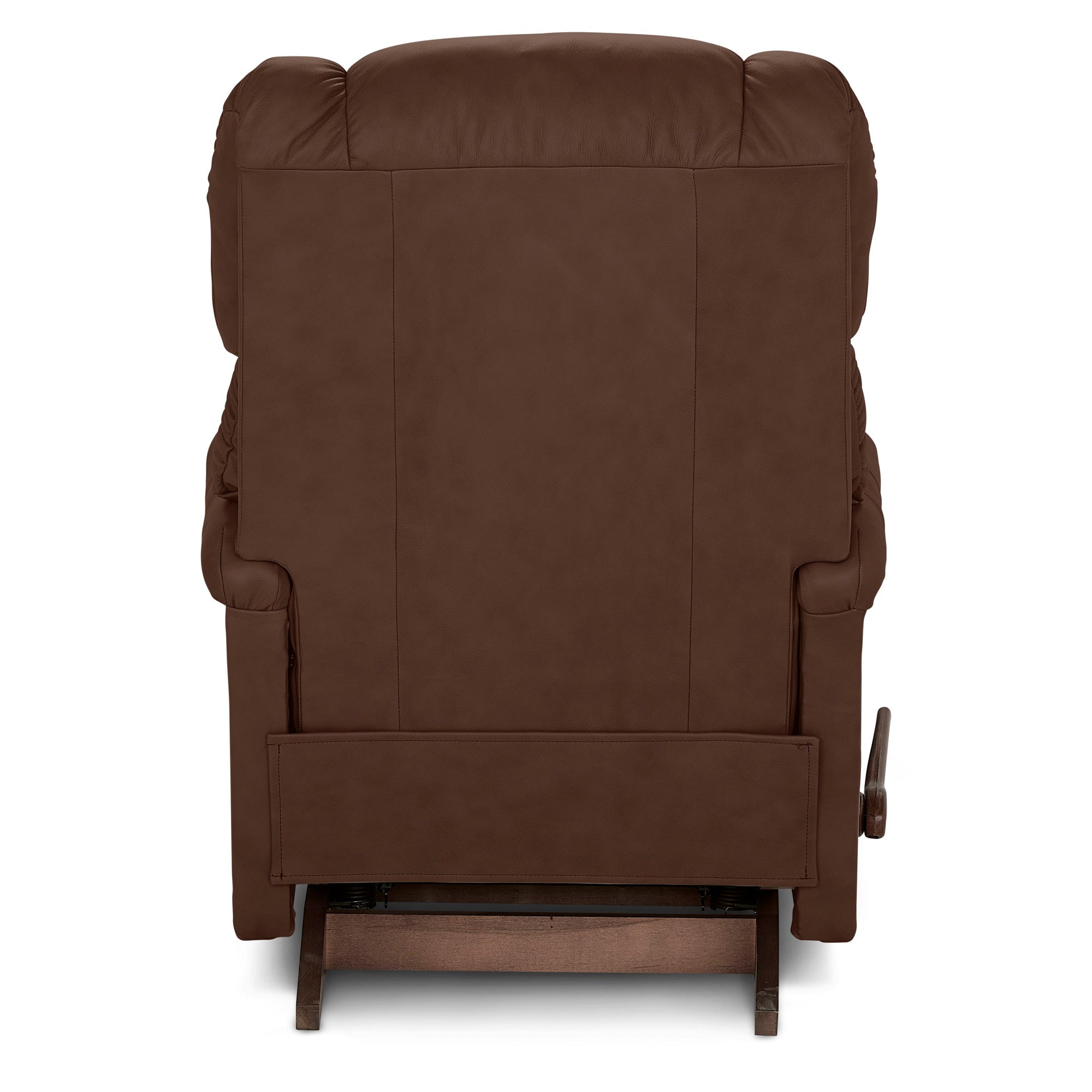 Premium Leather Rocker Recliner Chair - Ergonomic Comfort for Living Room, Home Theater & Nursery - Brown Genuine Leather Power Lift Reclining Chair with Massage & Heat Function