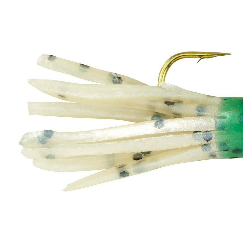 Berkley PowerBait Pre Rigged Atomic Tubes Fishing Lures - 5 Pack for Bass, Trout & Panfish - Perfect for Freshwater & Saltwater Fishing