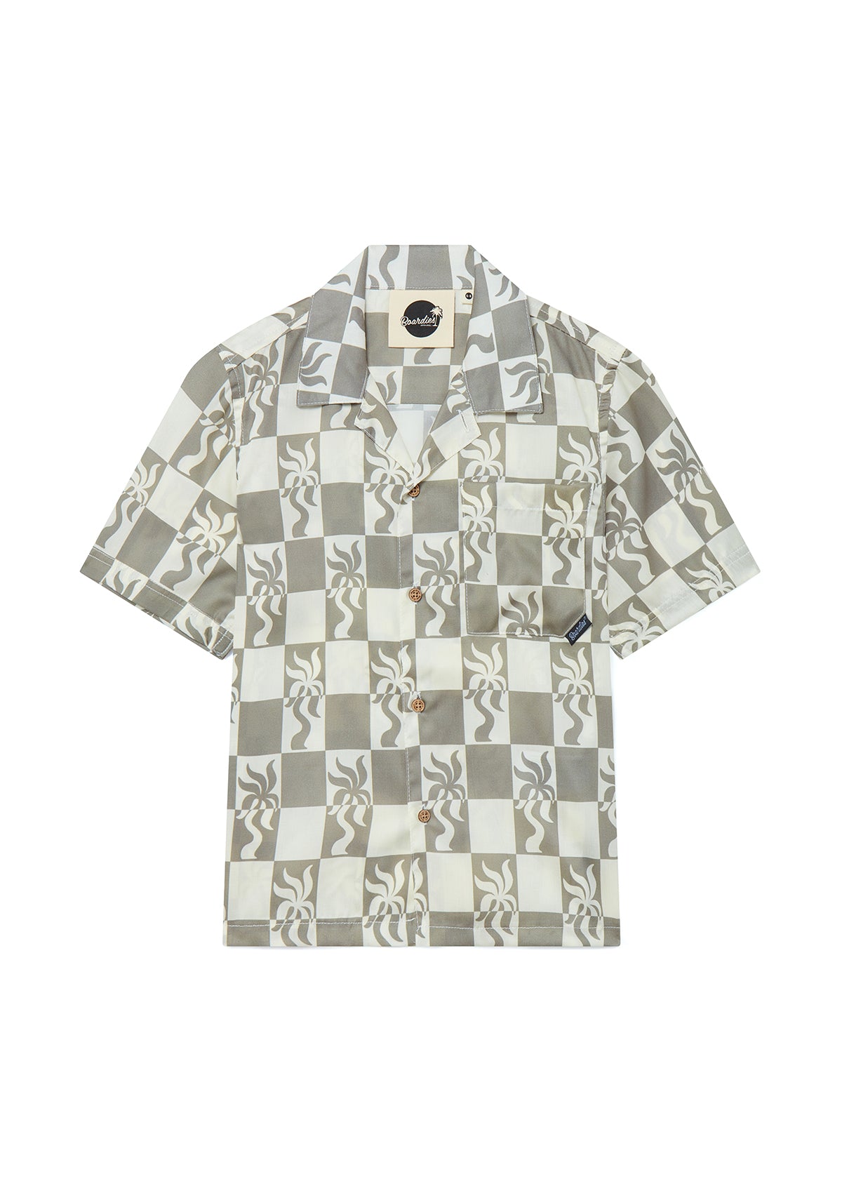 Clara Palm Shirts - Matching Adult & Kids Hawaiian Shirts Set for Family Vacation, Beach Party & Summer Outfits