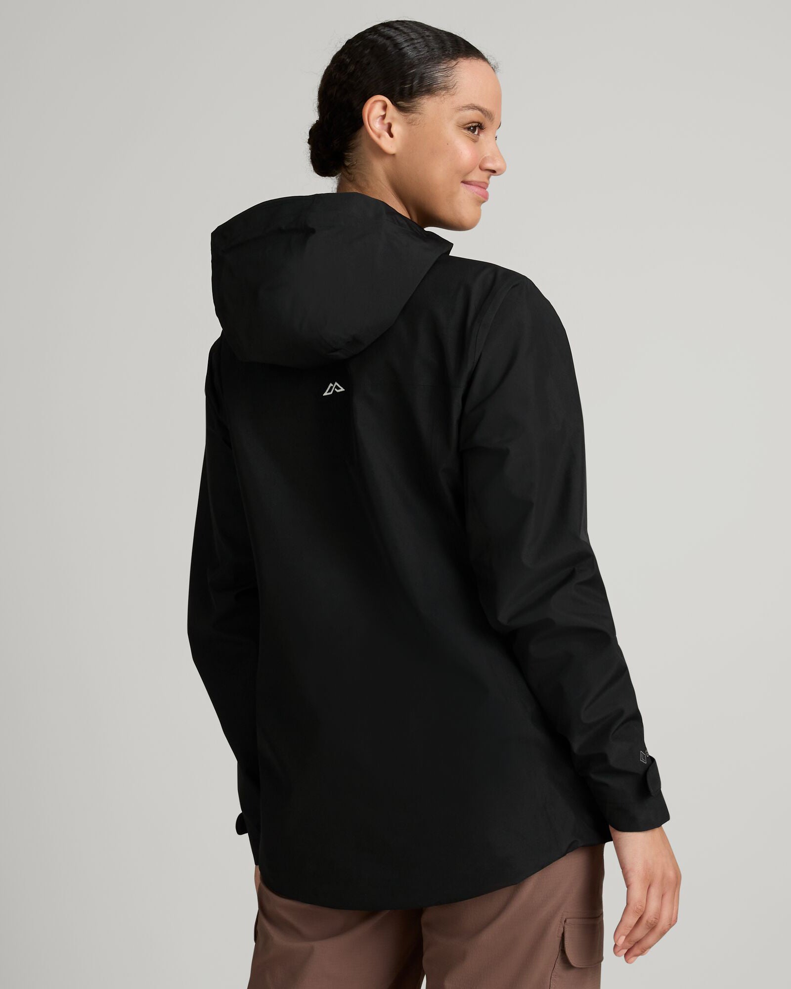 Women's Bealey GORE-TEX® Waterproof Rain Jacket - Black | Lightweight Windproof Outdoor Coat for Hiking, Camping & Travel