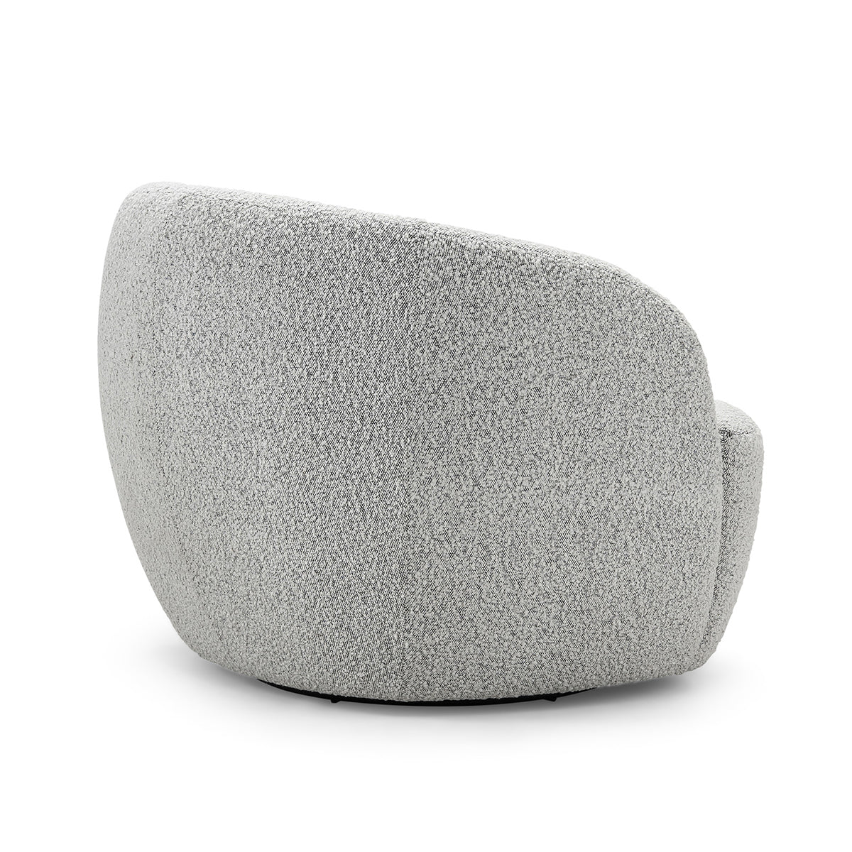 Elise Boucle Swivel Armchair - Modern Velvet Accent Chair for Living Room, Bedroom & Office - 360° Rotating Lounge Chair with Sturdy Metal Base - Perfect for Reading, Relaxing & Home Decor