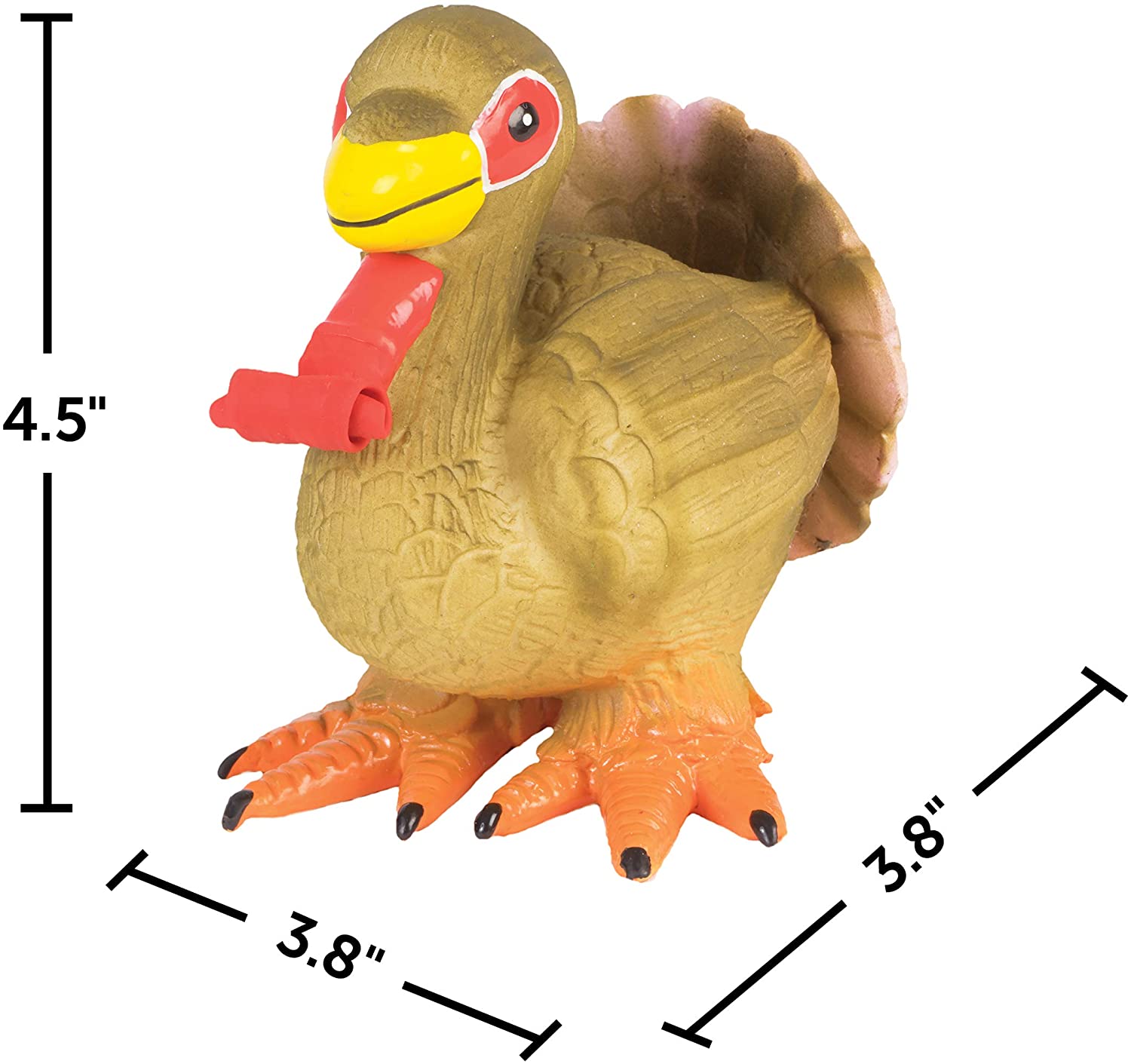 Petsafe Squeaky Turkey Dog Toy - Interactive Chew Toy with Sound for Small & Large Dogs - Perfect for Playtime, Training & Anxiety Relief