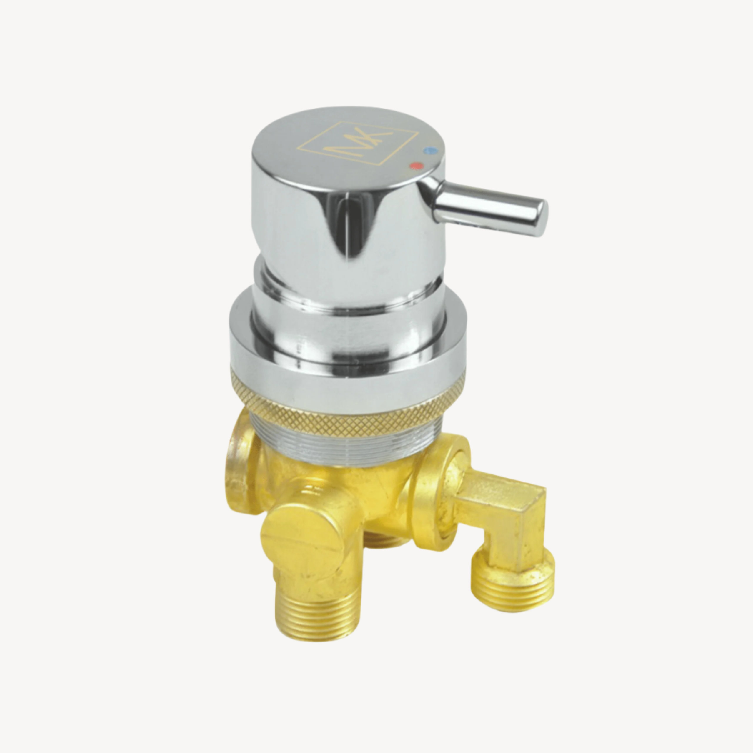 3-Way Faucet - High-Quality Brass Water Dispenser Valve for Kitchen, Bathroom & Garden - Perfect for Sink, Tub & Outdoor Use