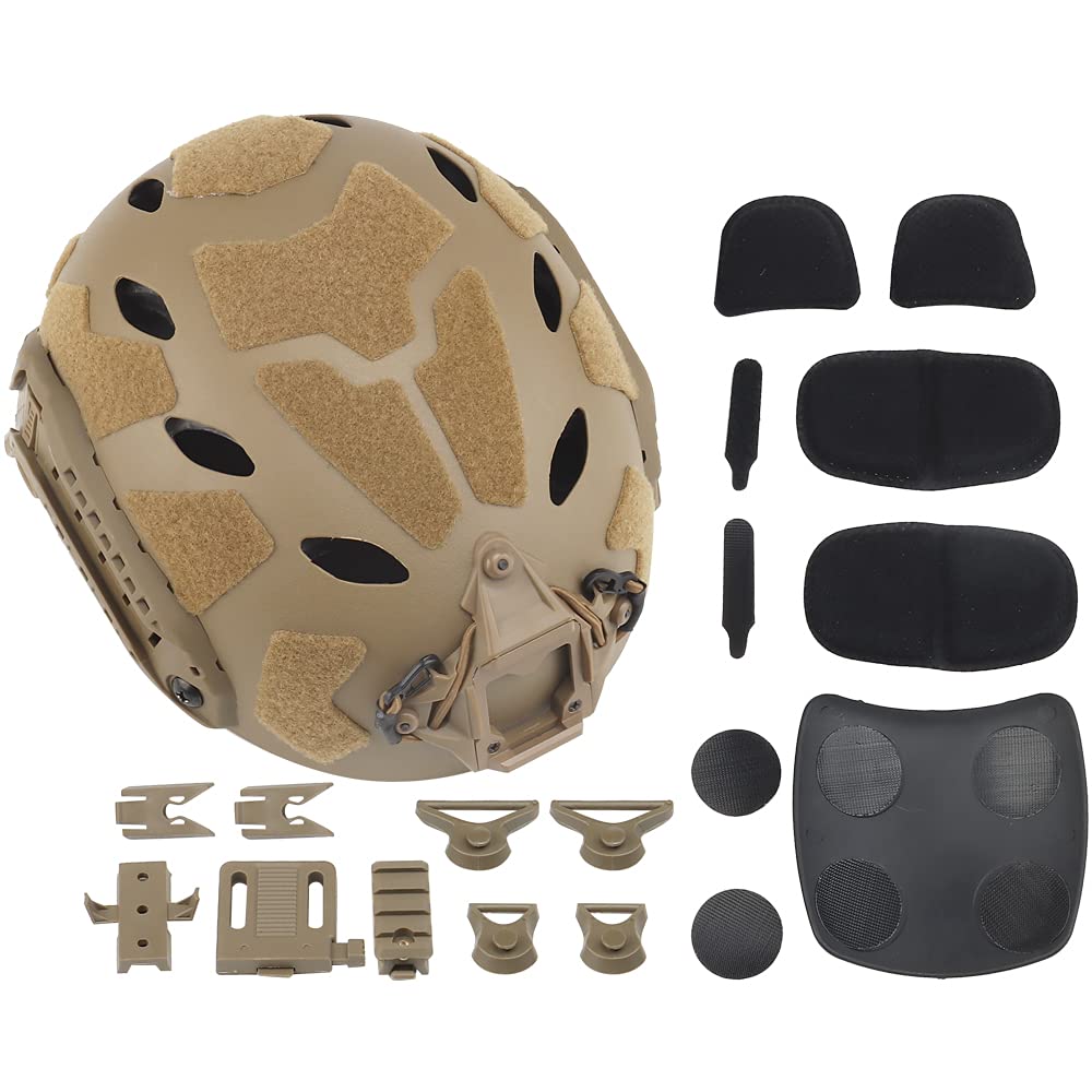 Tactical Helmet & Full Face Airsoft Mask with Noise Cancelling Headset - Military Paintball Gear for Hearing Protection & Safety - Perfect for Airsoft, Paintball, and Tactical Training Scenarios