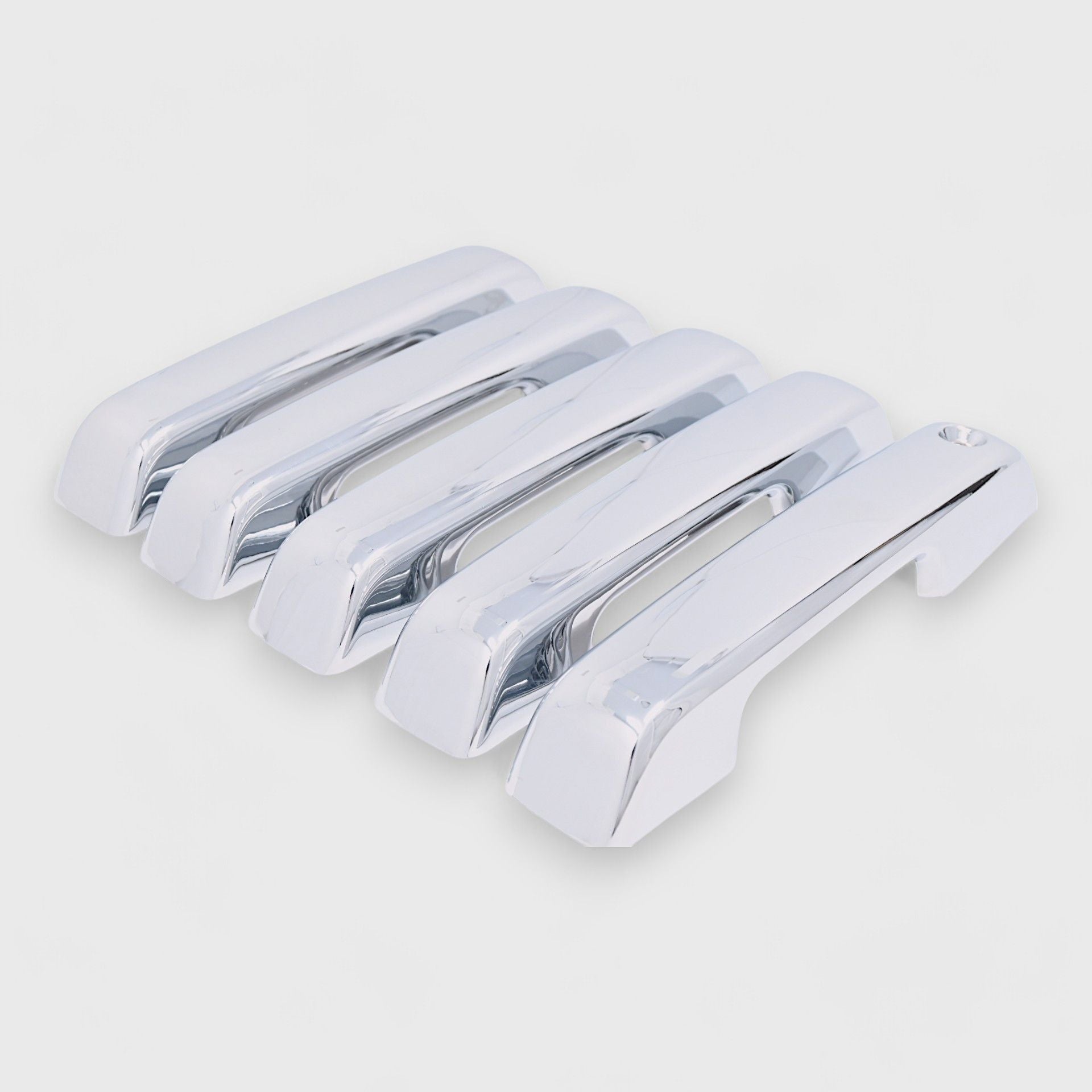 Chrome Door Handle Cover for Cars - No Smart Key Required - Universal Fit DH323 - Protect & Enhance Vehicle Appearance for Daily Commute & Road Trips
