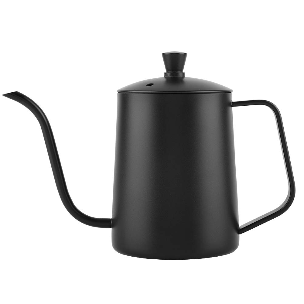 Bewinner 550ml Stainless Steel Gooseneck Coffee Kettle with Lid - Precision Pour Over Coffee Maker for Stovetop, Home Kitchen & Coffee Shops - Ideal for Pour Over, French Press & Tea Brewing
