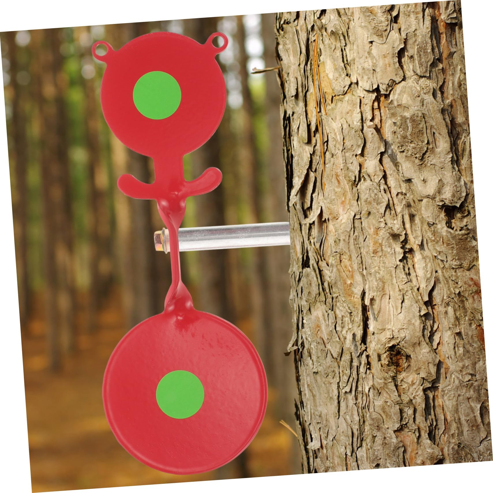 Premium Red Iron Outdoor Game Toy - Fun Plaything for Backyard, Picnic & Camping Activities