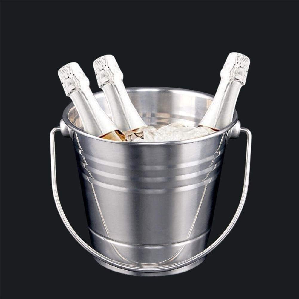 Premium Stainless Steel Ice Bucket for Wine, Beer & Champagne - 1.5L Cocktail Bar Accessory for Parties, Weddings & Home Entertaining