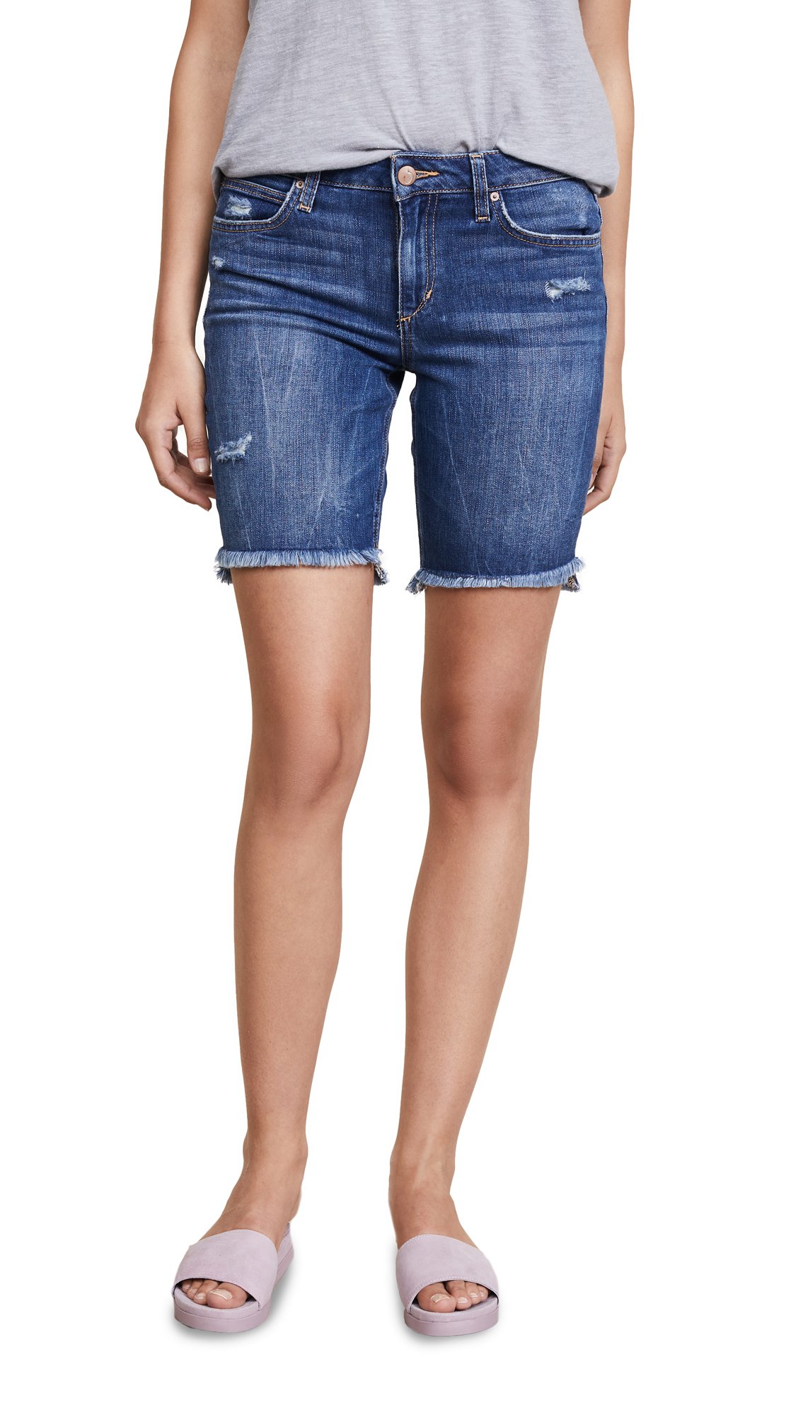 Joe's Jeans Women's Bermuda Denim Shorts - High Waisted Casual Summer Shorts for Women | Perfect for Beach, Vacation & Everyday Wear