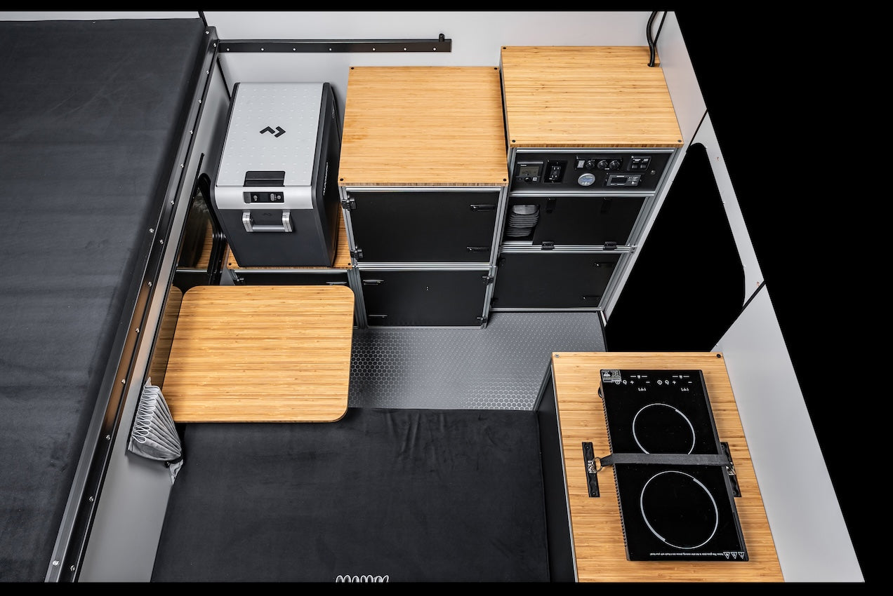 CampOut Modular Slide-In Four Wheel Camper for Mid-Size Trucks | Lightweight Truck Bed Camper | Perfect for Off-Road Adventures & Family Camping Trips