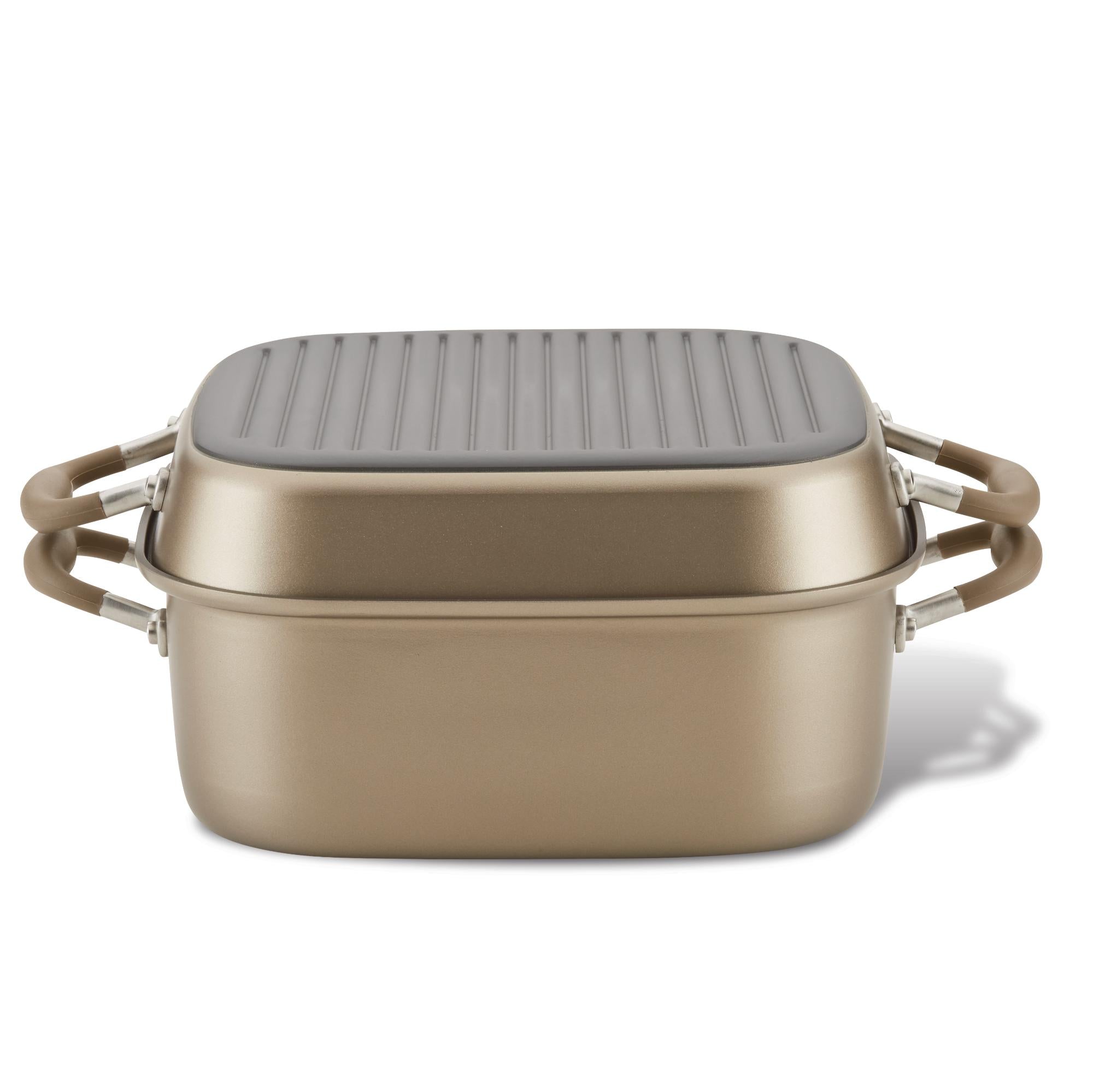 Premium 7 Qt. & 11 Square Two-Step Meal Prep Kit for Home Cooking - Perfect for Meal Prepping, Family Dinners & Healthy Eating