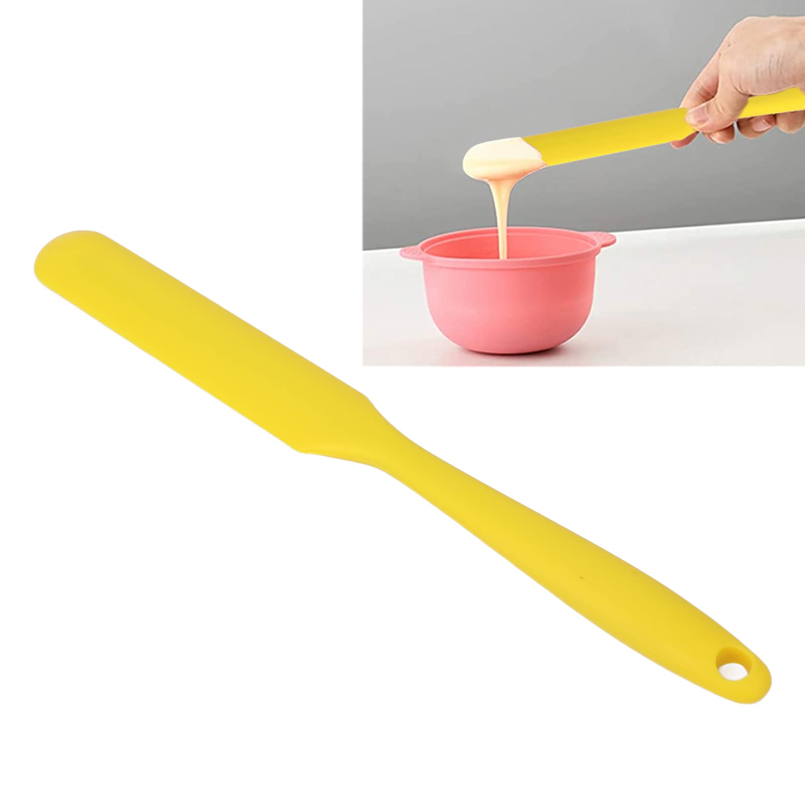 **Reusable Silicone Wax Spatula for Hair Removal - Multi-Purpose Wax Applicator & Scraper for Waxing, DIY Beauty, and Crafting**