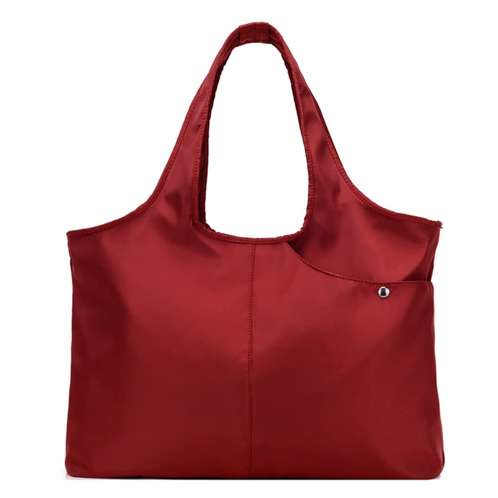 Lavogel Multi-Pocket Tote Shoulder Bag for Women - Waterproof Nylon Travel Purse with Multiple Compartments - Perfect for Work, Gym, Shopping & Weekend Getaways