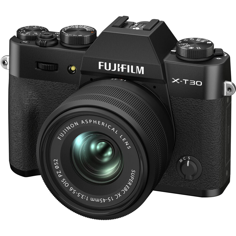 FUJIFILM X-T30 II Mirrorless Digital Camera Body Only (Black) - Perfect for Travel Photography & Vlogging