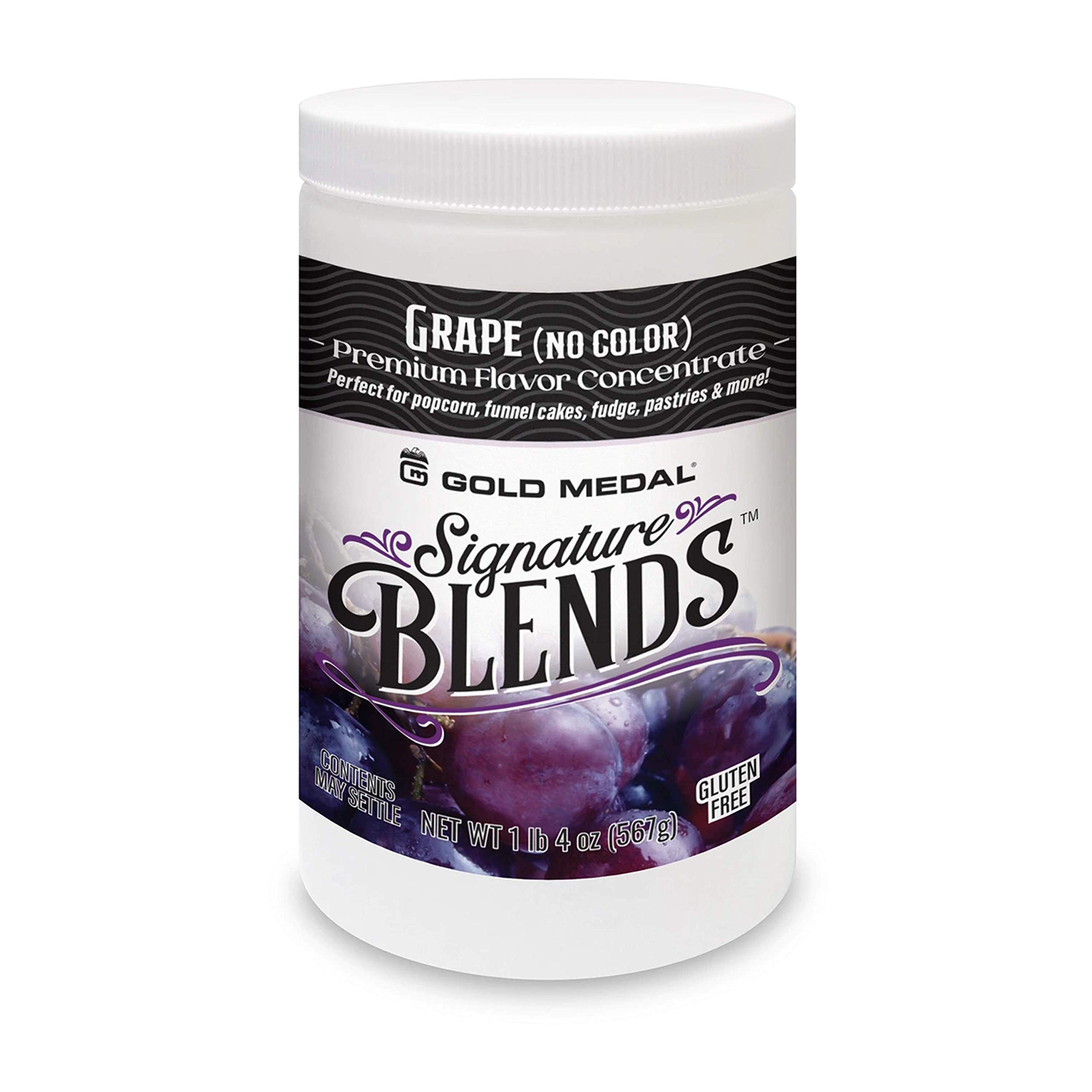 Signature Blends™ Grape Popcorn Candy Glaze - No Color, Pure Flavoring for Gourmet Popcorn & Desserts - Perfect for Movie Nights, Parties & Sweet Treats
