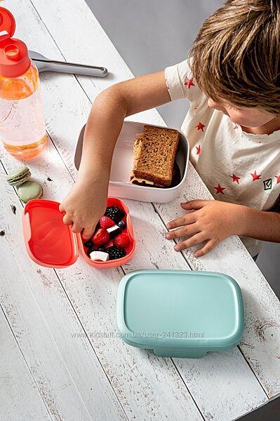 BergHOFF Leo To Go 2-Piece Kids Lunch Set - BPA-Free, Leak-Proof Containers for School, Picnics & Travel | Durable & Fun Design for Boys & Girls