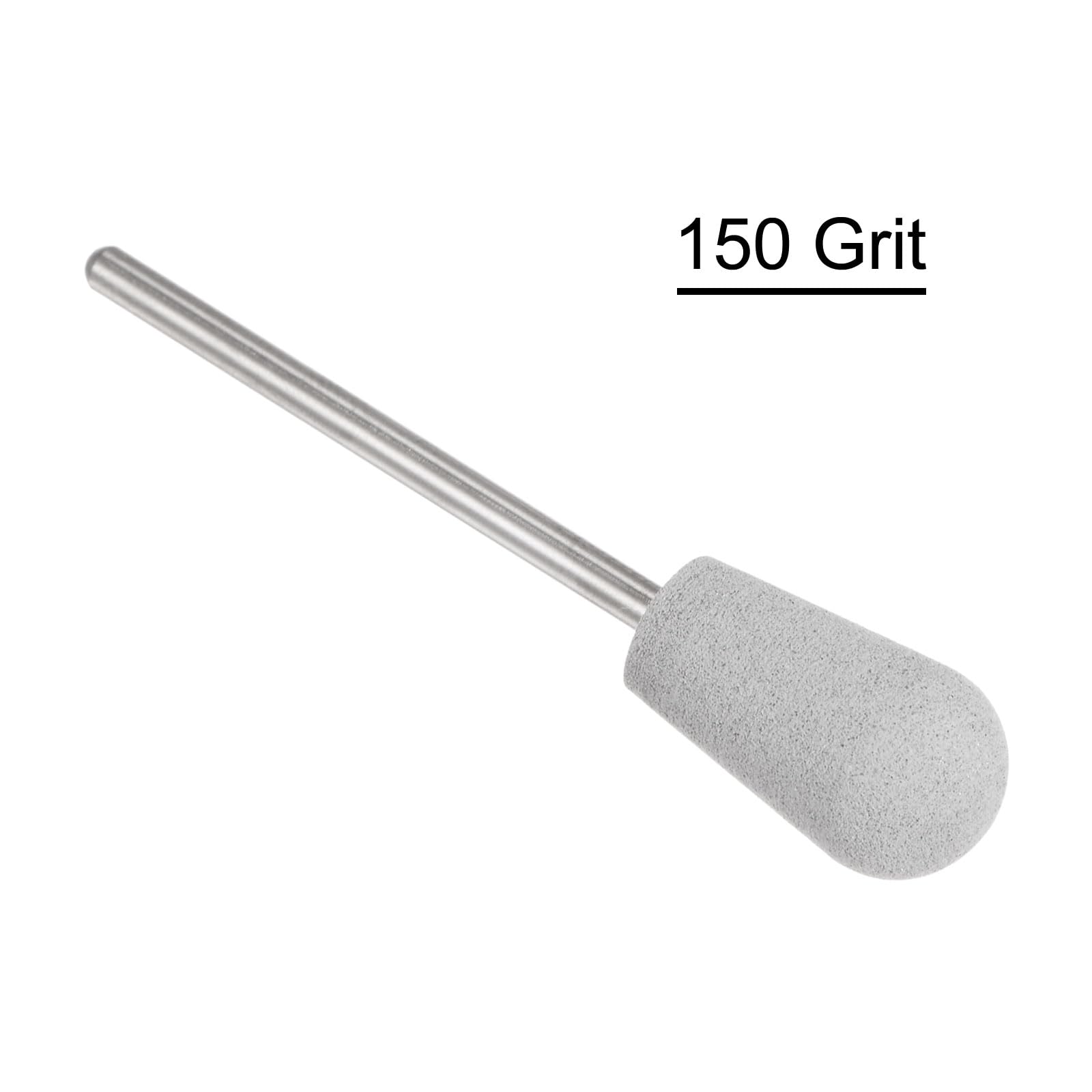 5pcs Rubber Polishing Bits - 150 Grit Silicone Buffing Wheels 10mm Dia Mounted Grinding Heads for Electric Grinder & Rotary Tools | Perfect for Metal Polishing, Jewelry Making & DIY Craft Projects