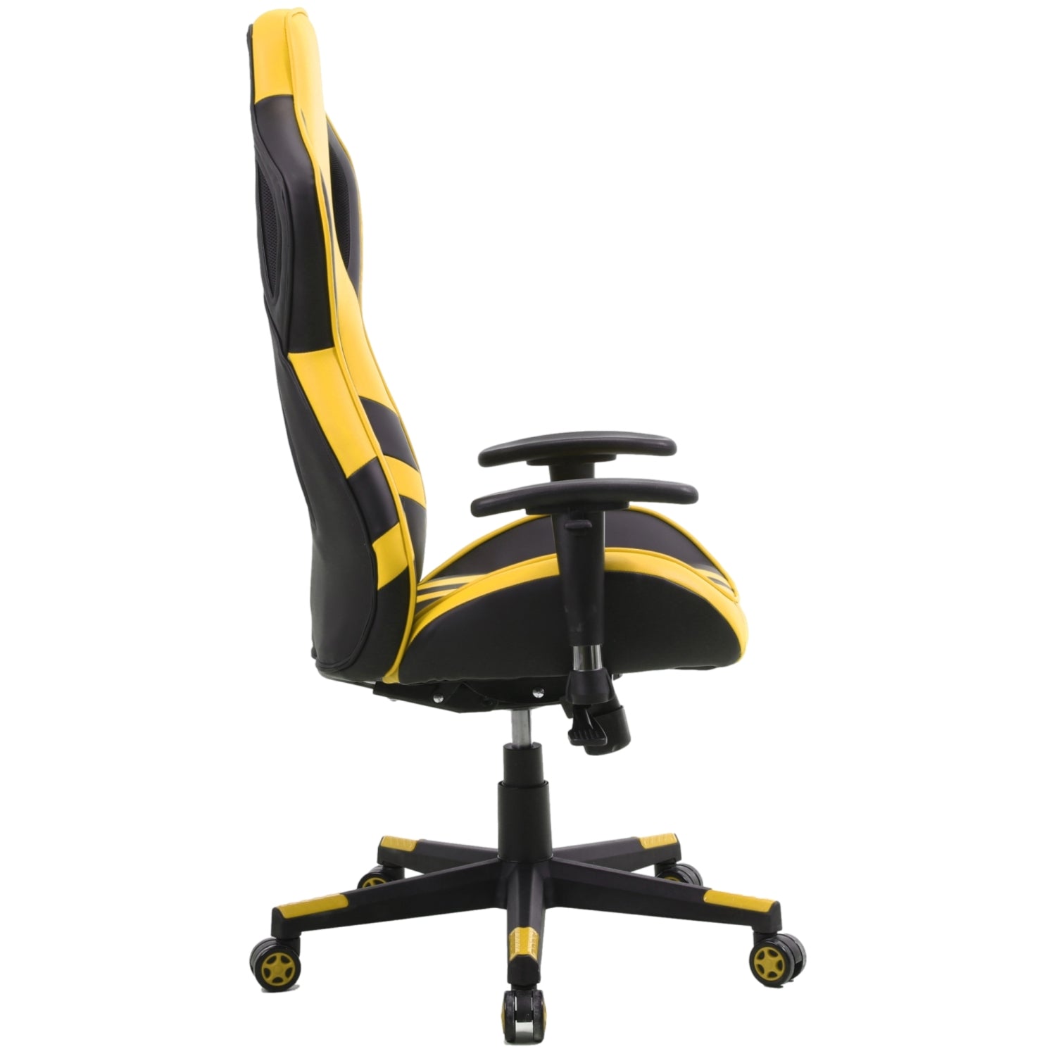PRO X Series 4548 Ergonomic Gaming Chair with Lumbar Support - Black & Yellow for PC, Console, and Office Use - High Back Racing Style for Ultimate Comfort During Long Gaming Sessions