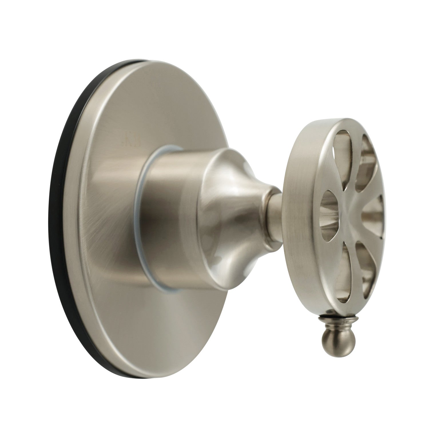 Belknap KS3038RX Single Handle 3-Way Diverter Valve with Round Trim Kit - Brushed Nickel Finish for Shower, Bathtub, and Sink Faucet Applications