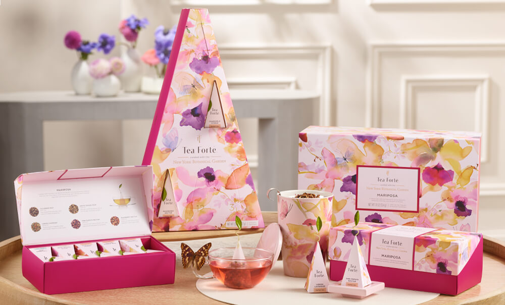 Premium Tea Assortment Gift Set - Mariposa Collection | 20 Variety Flavors for Relaxation & Wellness | Perfect for Gifts, Afternoon Tea & Meditation Moments