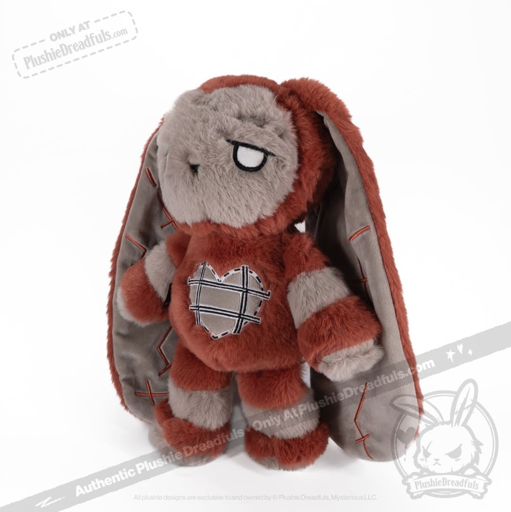 Plushie Dreadfuls Antisocial Personality Disorder Rabbit V2 - Soft Stuffed Animal Toy for Mental Health Awareness, Comfort & Therapy | Perfect Gift for Anxiety Relief, PTSD Support & Emotional Healing
