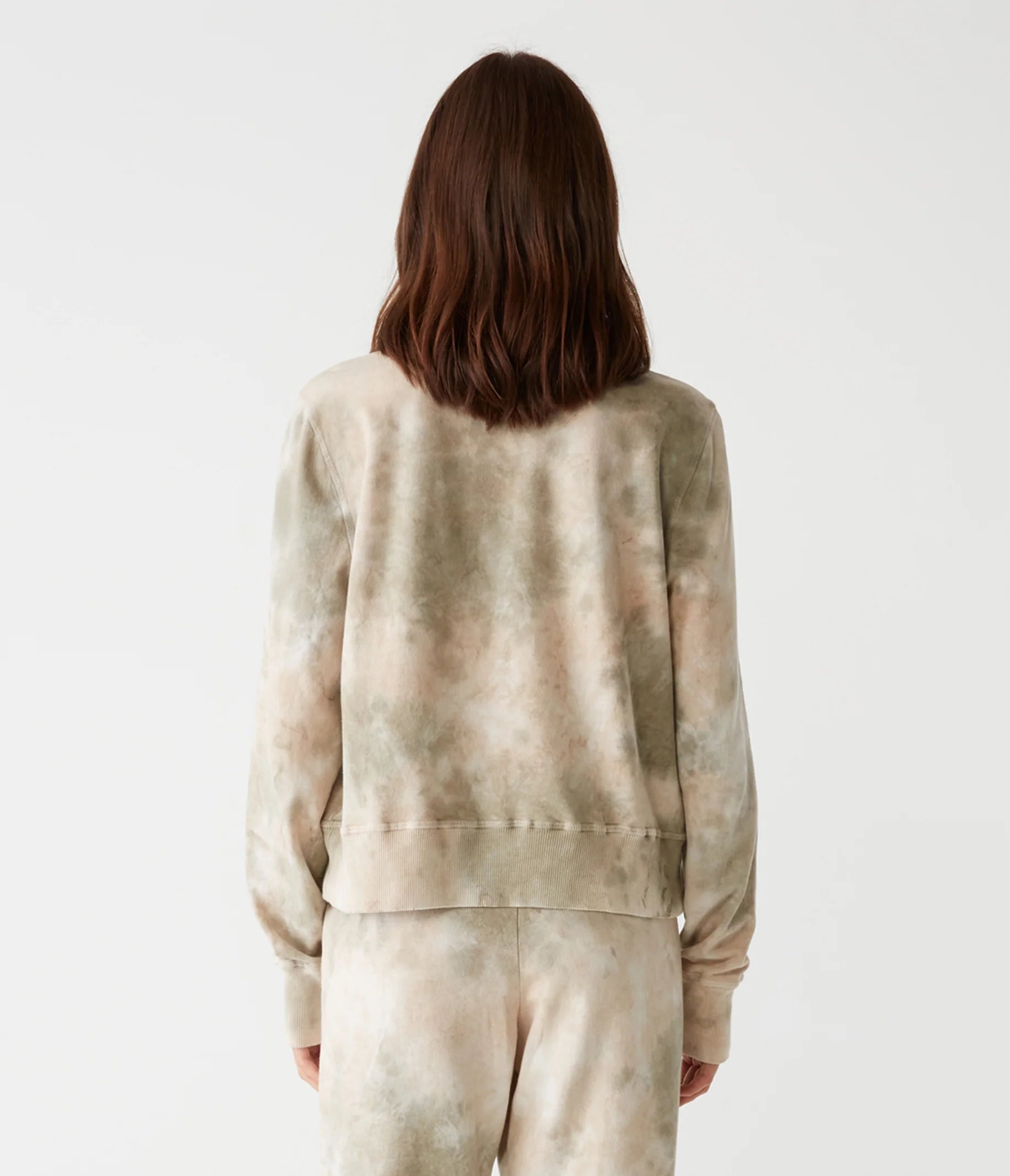 Comet Double Dye Pullover Sweatshirt - Champagne Color Combo | Soft & Stylish Women's Casual Wear for Fall & Winter | Perfect for Lounge, Travel & Street Fashion