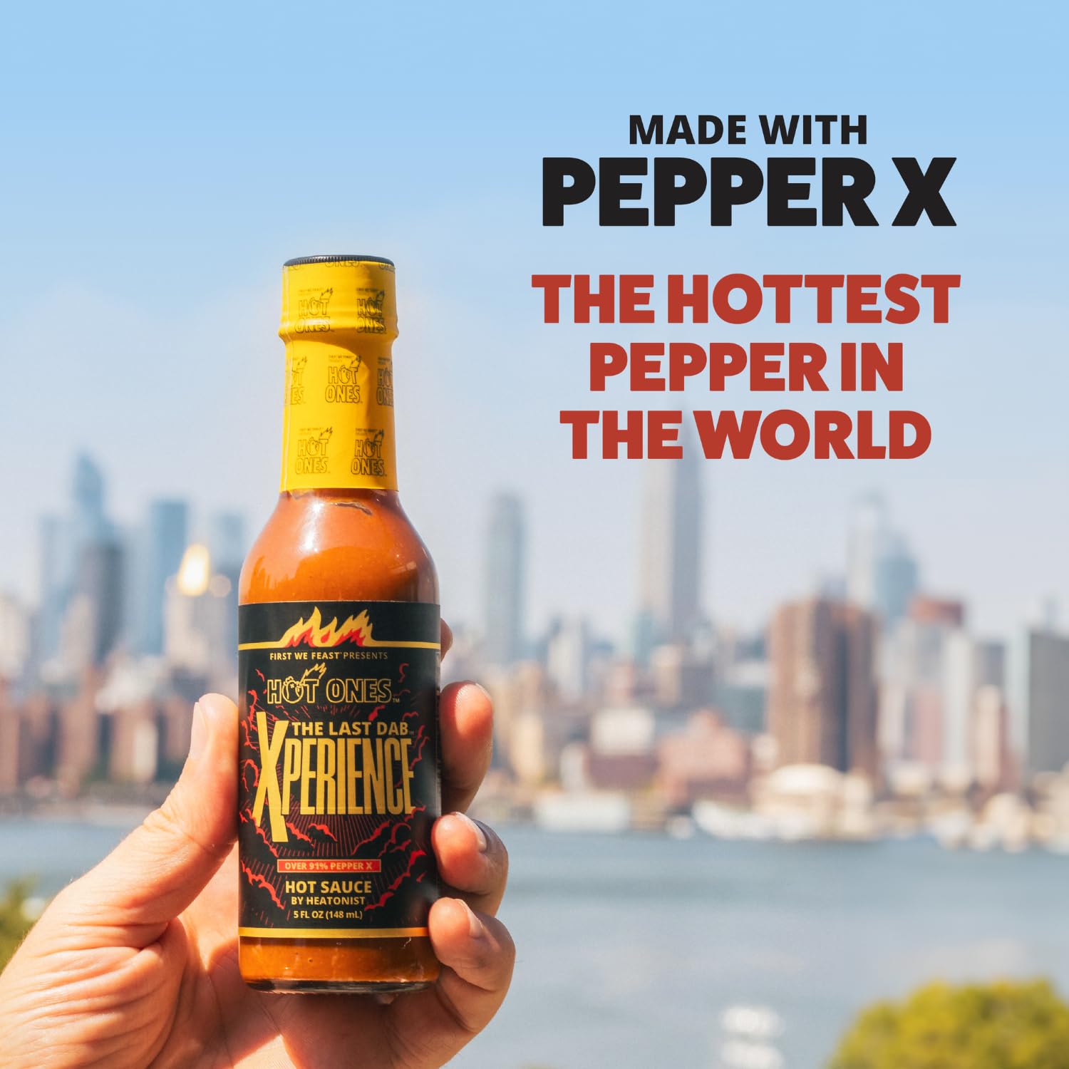 Hot Ones Season 25 Hot Sauce Gift Set - 10-Pack Small Batch Hot Sauce Variety Pack (5 fl oz Bottles) - Natural Ingredients, Unique Spicy Gifts for Hot Sauce Lovers - Perfect for Hot Wings Challenge, BBQ Parties & Foodie Gifts