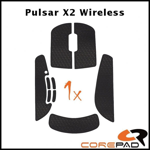 Corepad Soft Grips for Pulsar X2 & X2V2 - Non-Slip Mouse Grip Tape for Gaming, Esports & Office Use - Enhanced Control & Comfort for FPS, MOBA & Productivity