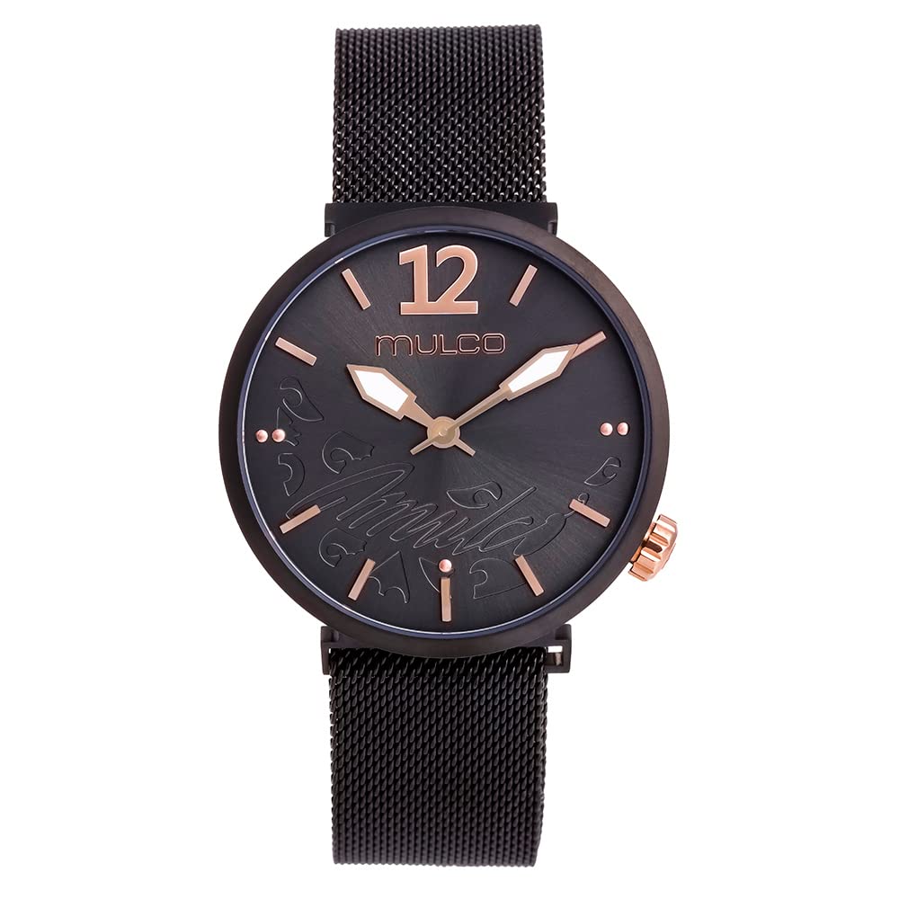 MULCO Slim Women's Watch - Swiss Quartz Movement, Italian Leather Strap, Stainless Steel Case, Rose Gold Accents, Water Resistant - Elegant Dress Watch for Women, Perfect for Office, Party & Everyday Wear