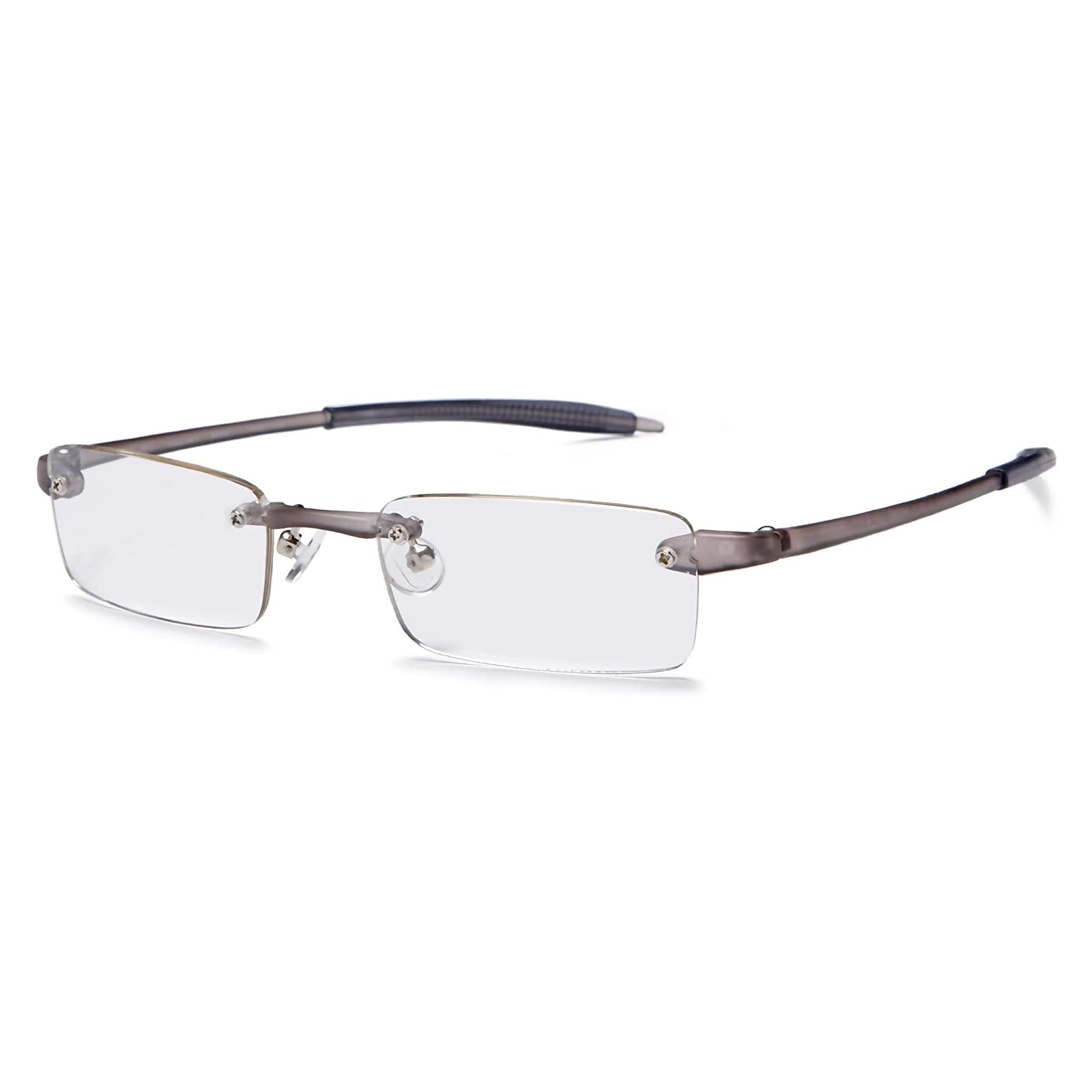 Lightweight Rimless Reading Glasses for Men and Women - VIS 1 Model - Perfect for Reading, Computer Work & Everyday Use